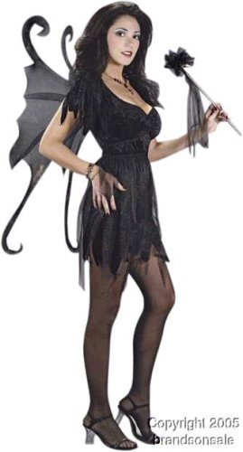 Teen Girl's Black Fairy Costume